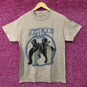 Fleetwood Mac Fancy Penguins Rumours Album T-Shirt Medium